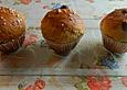 Hefemuffins mit Rosinen