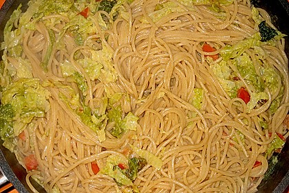 Mangold - Tomaten - Senf - Sahne - Tagliatelle 21