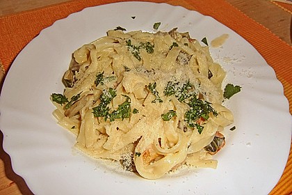 Mangold - Tomaten - Senf - Sahne - Tagliatelle 14