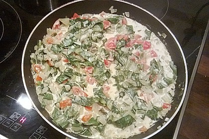 Mangold - Tomaten - Senf - Sahne - Tagliatelle 26