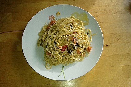 Mangold - Tomaten - Senf - Sahne - Tagliatelle 18