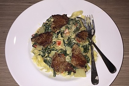 Mangold - Tomaten - Senf - Sahne - Tagliatelle 23