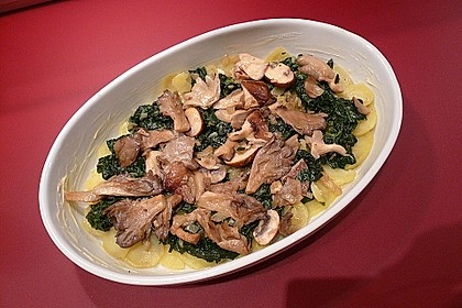 Austernpilz - Kartoffelgratin 2