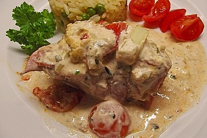 Bresso - Hähnchen überbacken mit Tomaten