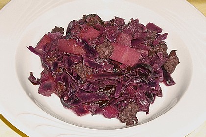 Rotkohl - Eintopf mit Backpflaumen 1