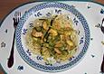 Zucchini - Spaghetti mit Krabben