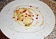 Jakobsmuschel mit Champagnersauce auf Christstollen