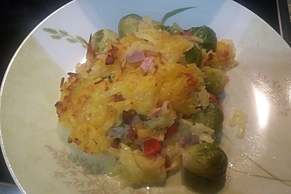 Überbackener Rosenkohl mit Kartoffelkruste 7