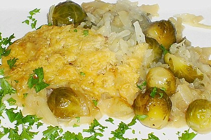 Überbackener Rosenkohl mit Kartoffelkruste 5