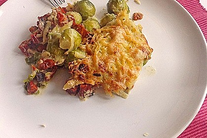 Überbackener Rosenkohl mit Kartoffelkruste 10