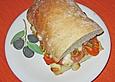 Oliven - Panino mit Mozzarella