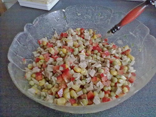 Salat mit Schweinebraten (Rezept mit Bild) von Pepi | Chefkoch.de