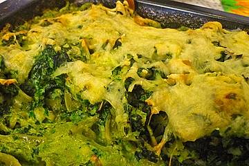 Lachs - Blattspinat - Lasagne