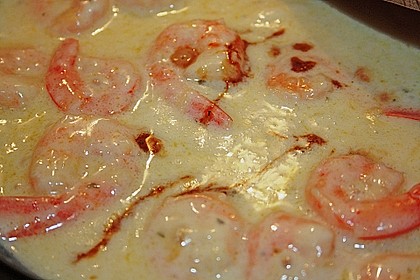 Spaghetti mit Crevetten 1
