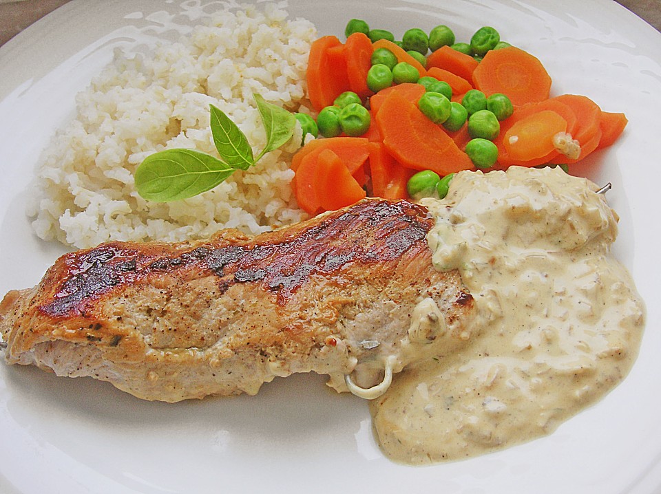 Gefüllte Schnitzel mit Kräuterfrischkäse (Rezept mit Bild) | Chefkoch.de