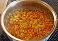 Tomatencremesuppe mit Reiseinlage