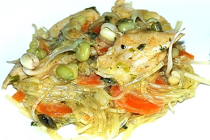 Asiatische Glasnudelpfanne 1