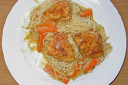 Asiatische Glasnudelpfanne 3