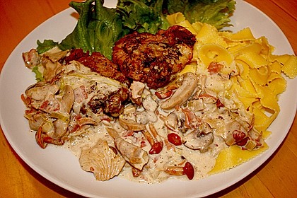 H&auml;hnchenbrust mit Pilzragout 2