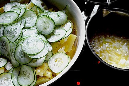 Gurken - Kartoffel Salat 2