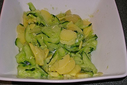 Gurken - Kartoffel Salat 7