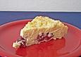 Kr&uuml;meltorte mit Kirsch - Quarkf&uuml;llung