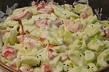 Gurken - Tomaten Salat 3