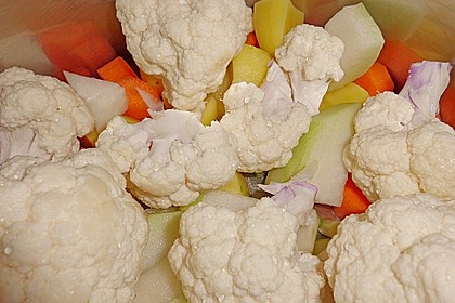 Blumenkohl - Kohlrabi Cremesuppe