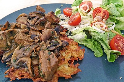 Geschnetzeltes Zürcher Art mit Rösti 1