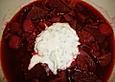 Rotkohl - Borschtsch mit Feigen
