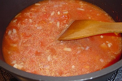 Tomatensuppe mit Nudeln nach Oma Josi 8