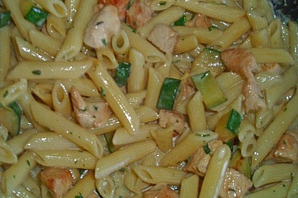 Pasta mit Puten-Carbonara