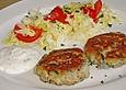 Auberginen-Ricotta Taler