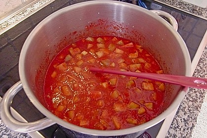 Erdbeer-Rhabarber-Marmelade 1