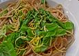 Zitronen-Linguine mit gr&uuml;nem Spargel
