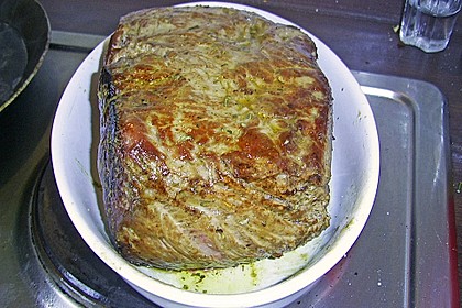 Roastbeef mit Senf-Kr&auml;uter Marinade 1