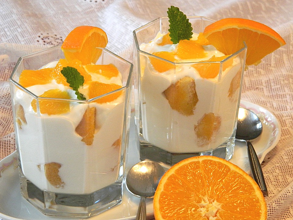 Orangen-Amaretto-Quark Dessert (Rezept Mit Bild) Von Mima53 | Chefkoch.de