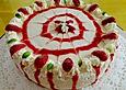 Erdbeer-Joghurt-Sekt-Torte