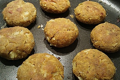 Bratlinge aus Okara oder Tofu nach Frikadellen-Art