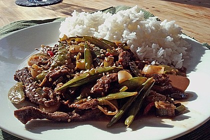 Beef Teriyaki Style