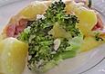 Brokkoli-Kartoffel-Gratin mit Schinken