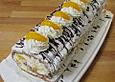Baiser-Sahne-Rolle