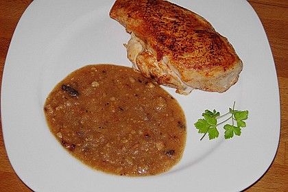 Sherry-H&auml;hnchen mit Mandelsauce