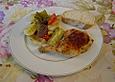 H&auml;hnchen mediterran mit Knobi-Kr&auml;utersauce