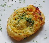 R&auml;ucherlachs-Knoblauch Schnecken (Bild)