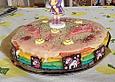 Regenbogen-Kuchen