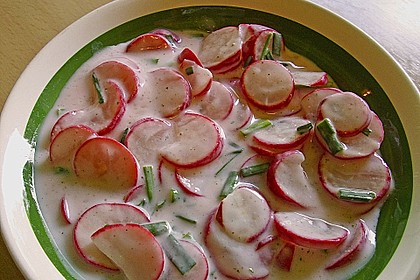 Radieschensalat mit Joghurt und Schnittlauch 1