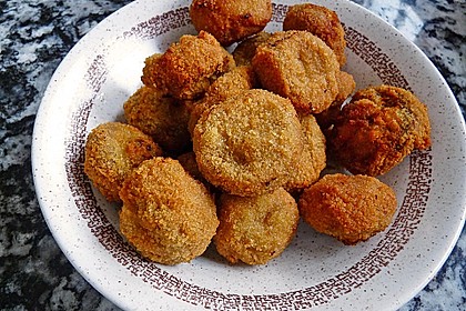 Panierte Champignons