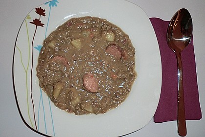 Linsensuppe traditionell