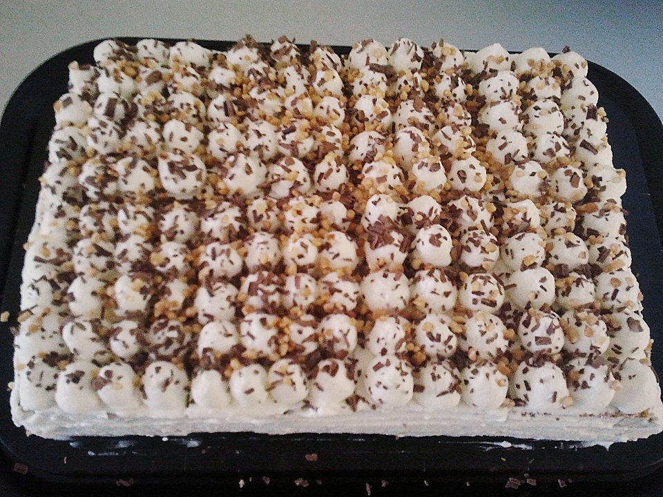 Sahne-Nuss Schnitten (Rezept mit Bild) von melissa27 | Chefkoch.de